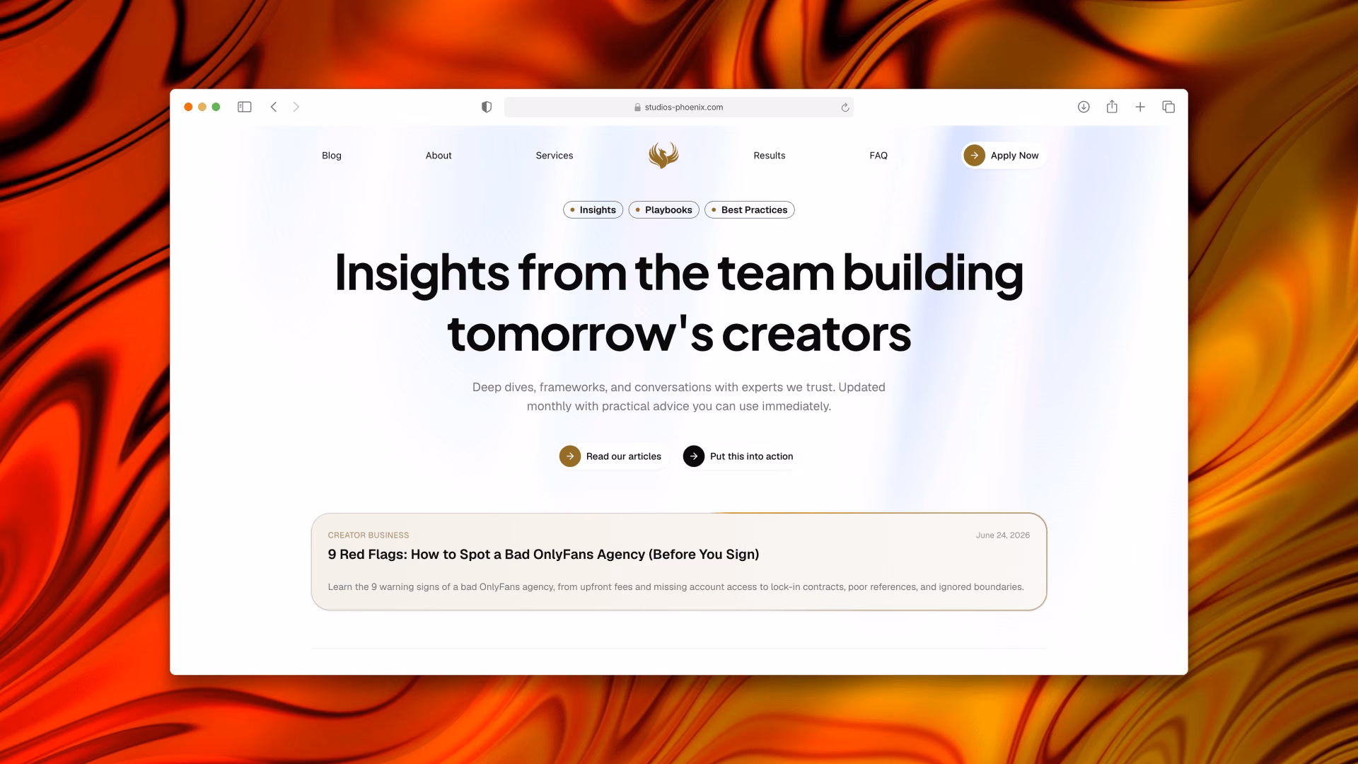 Generating Leads for Phoenix Studios