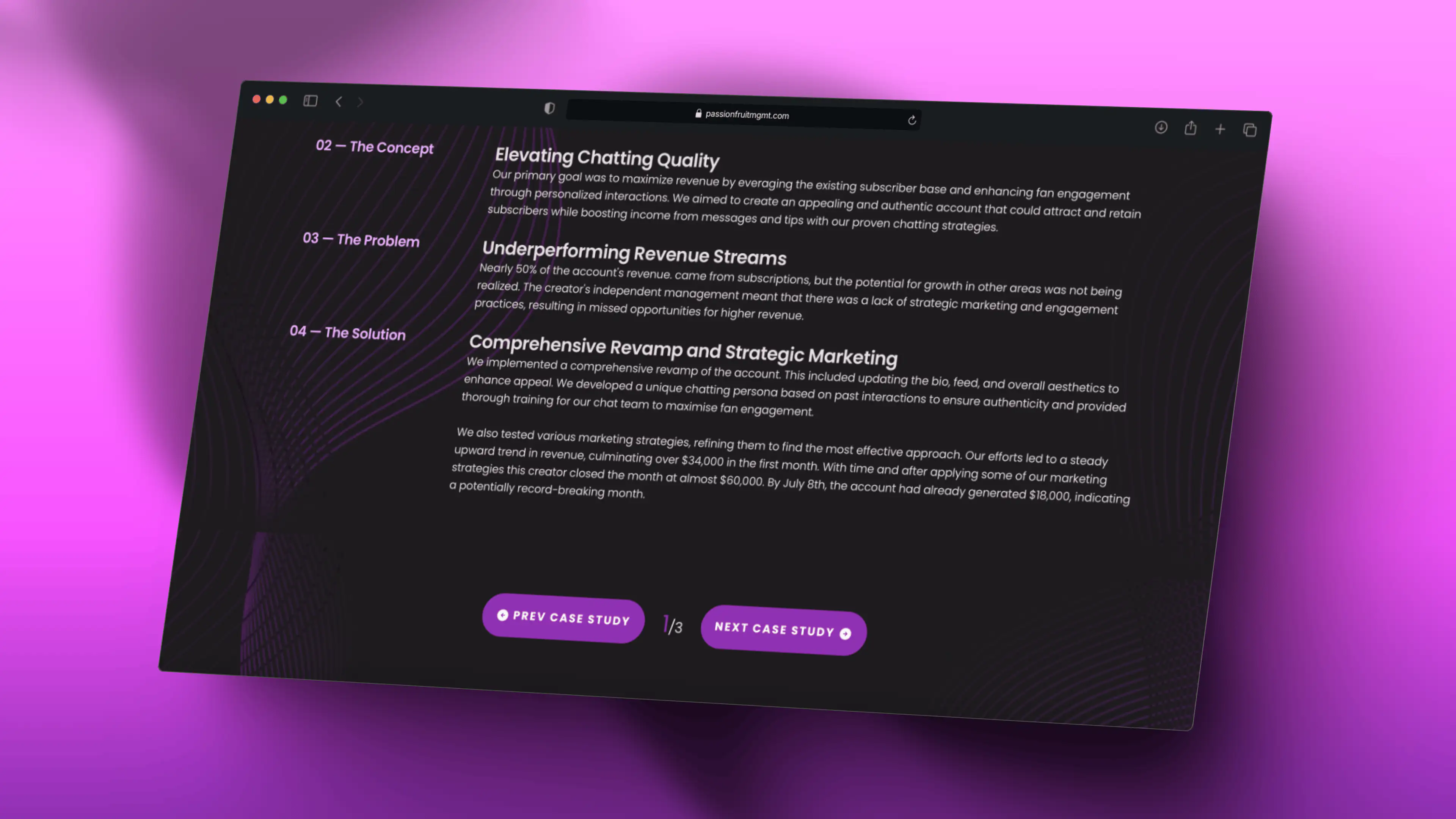 Passionfruit Management Website